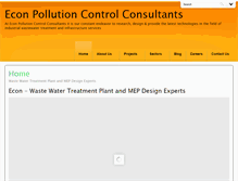 Tablet Screenshot of econpollutioncontrol.com